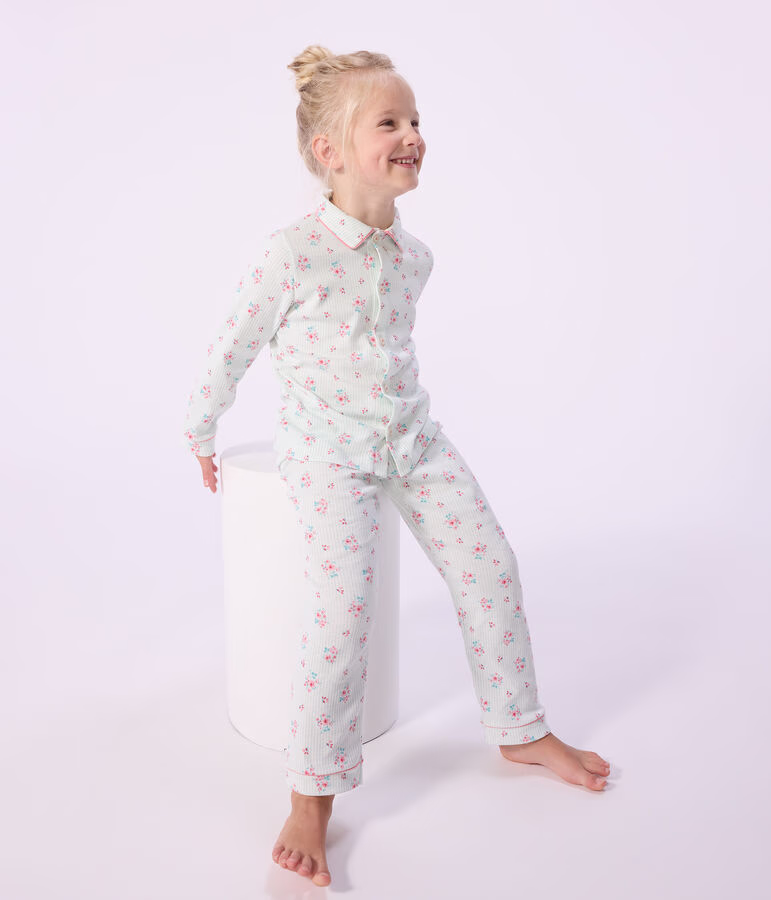 Pyjama boutonné enfant en coton imprimé 7