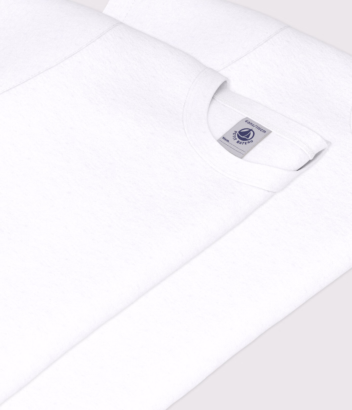 Lots de 2 tee-shirts manches courtes blancs petit garçon 3