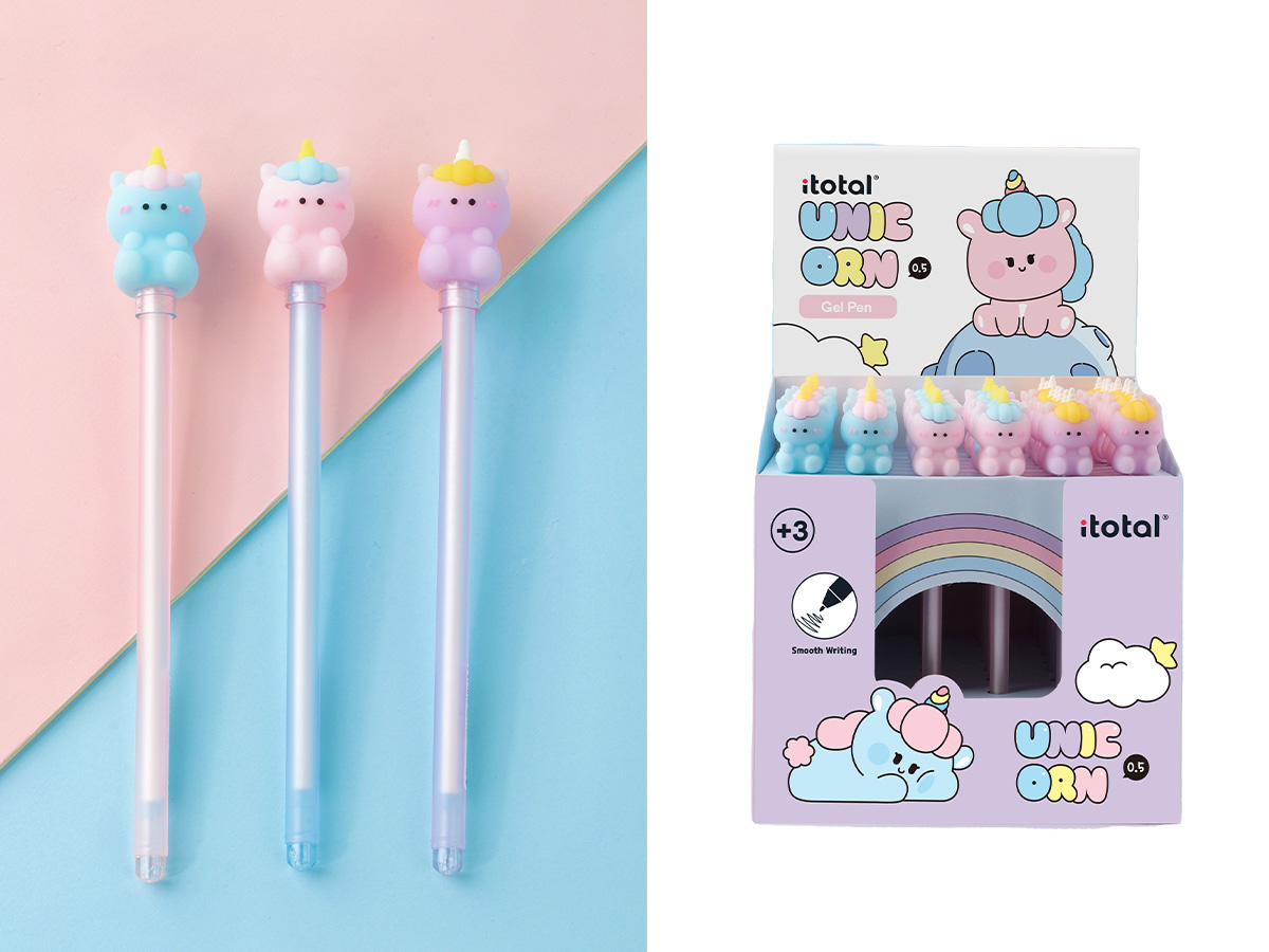 Stylo gel Licorne