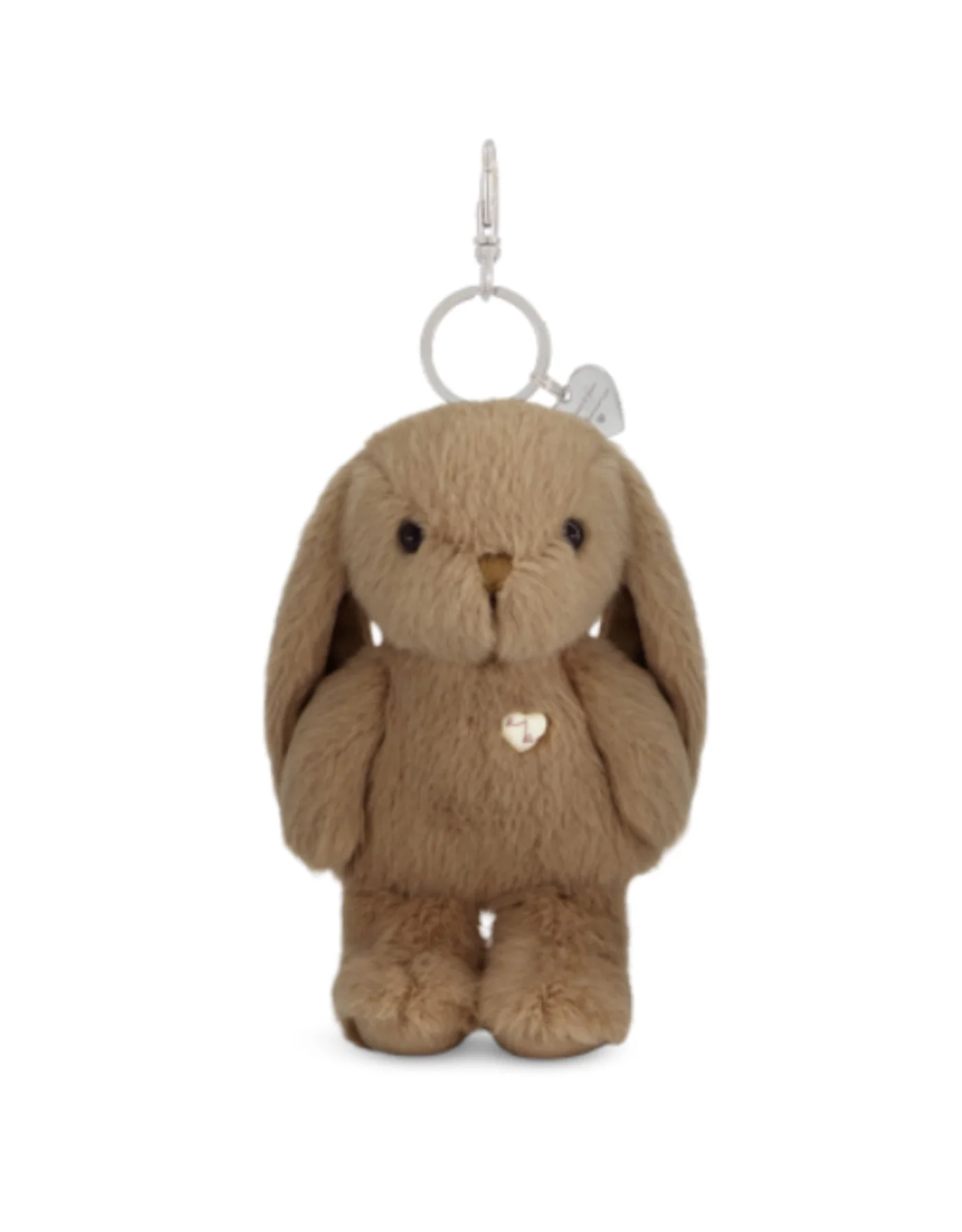 Lapin Pénélope pour sac 17 cm marron