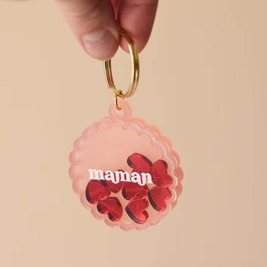 Porte clé shaker "maman" 3