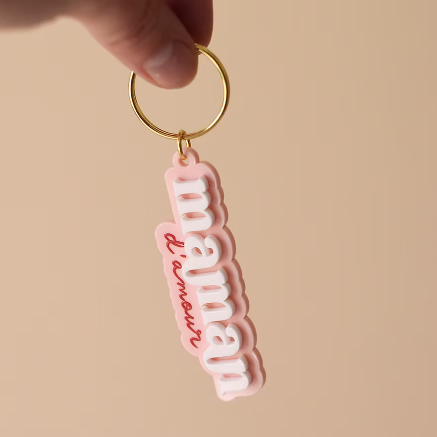 Porte clé "maman d'amour" 2