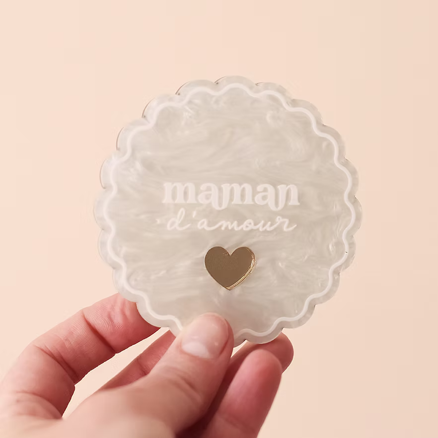 Miroir de poche "maman adorée"  4
