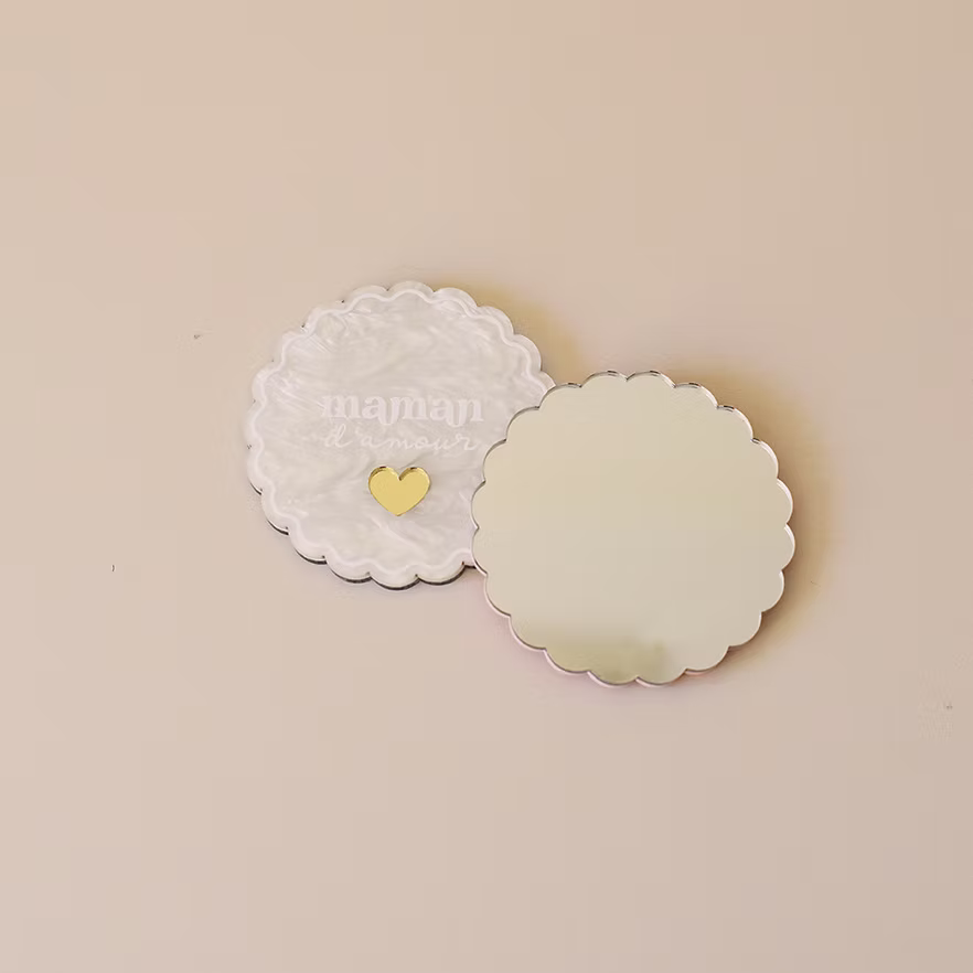 Miroir de poche "maman adorée"  5