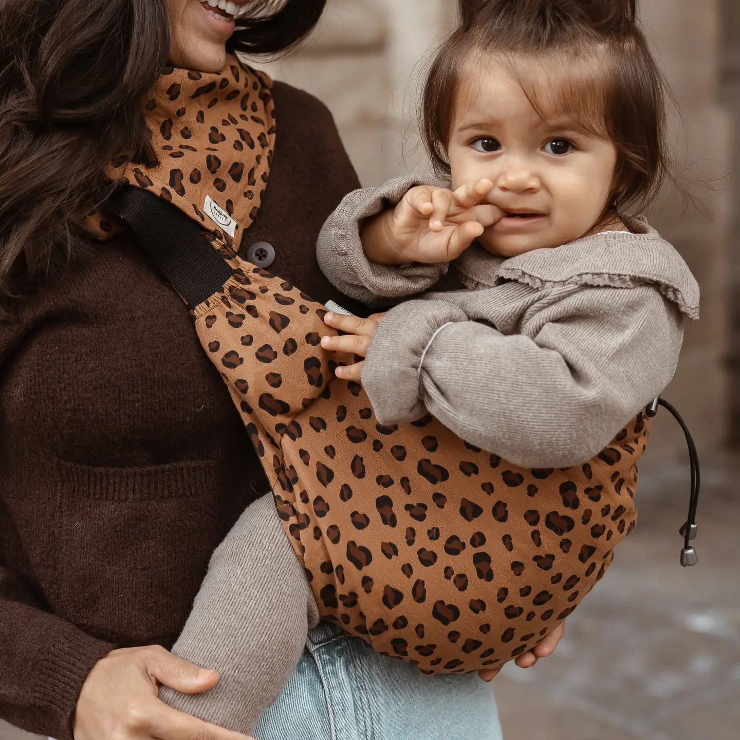 Porte bébé hanche Easy clip bengal x Bonjour Little