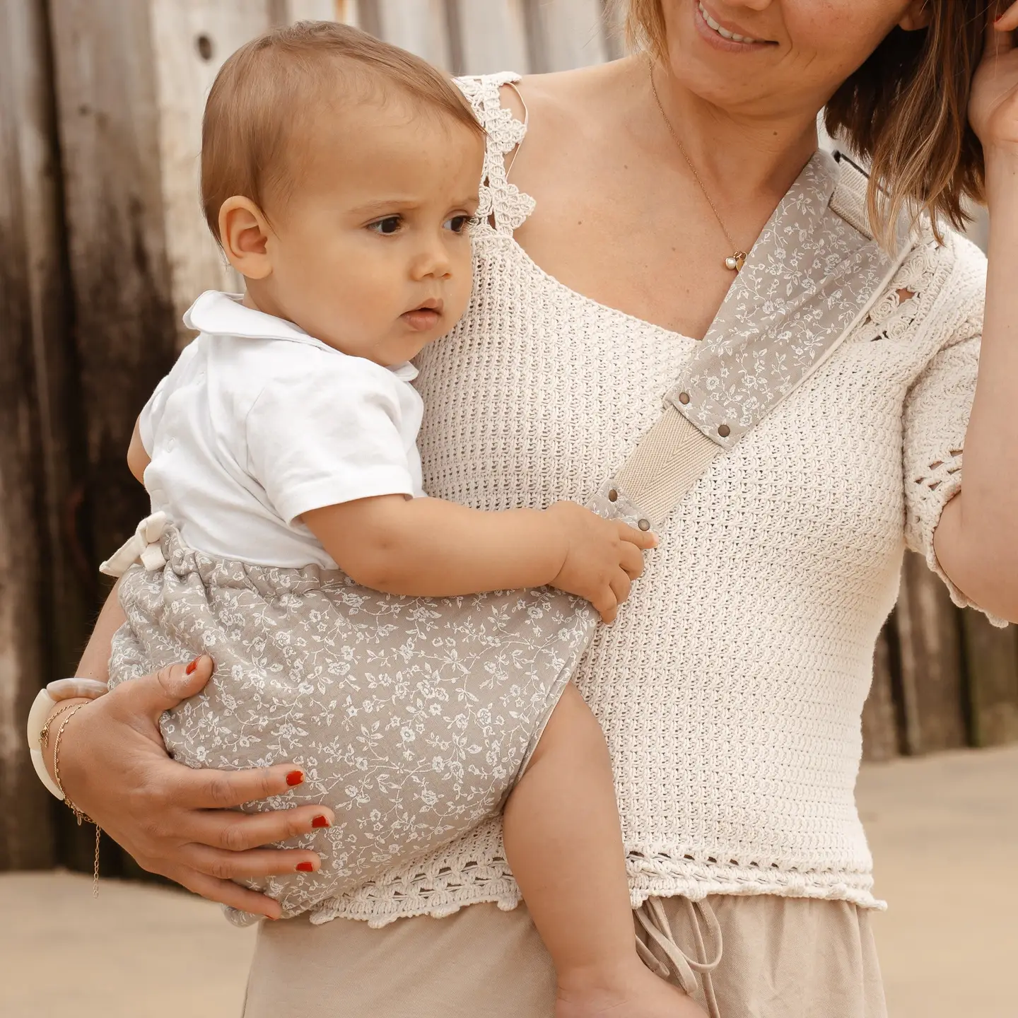 Porte bébé hanche Easy clip Romance