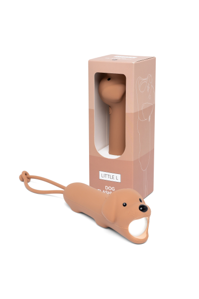 Lampe de poche en silicone Chien