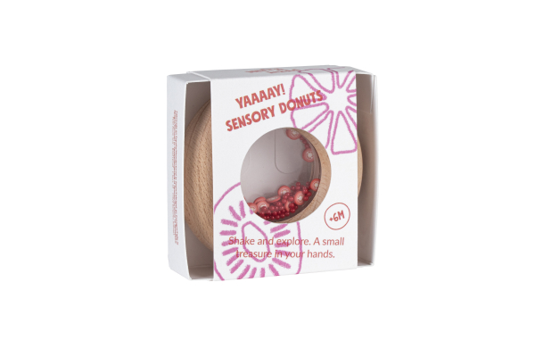 Hochet sensoriel Donut Tomates 2