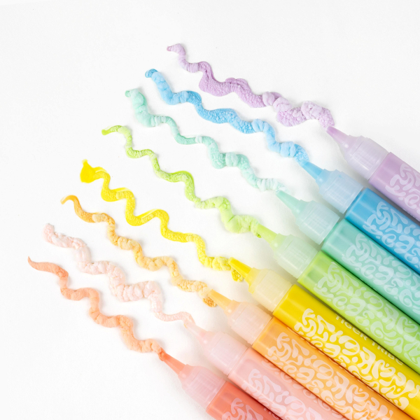 Stylos Pop-Corn Magiques 3D - Effet Gonflant et Parfumé