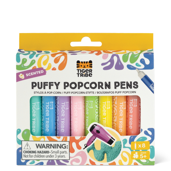 Stylos Pop-Corn Magiques 3D - Effet Gonflant et Parfumé 4