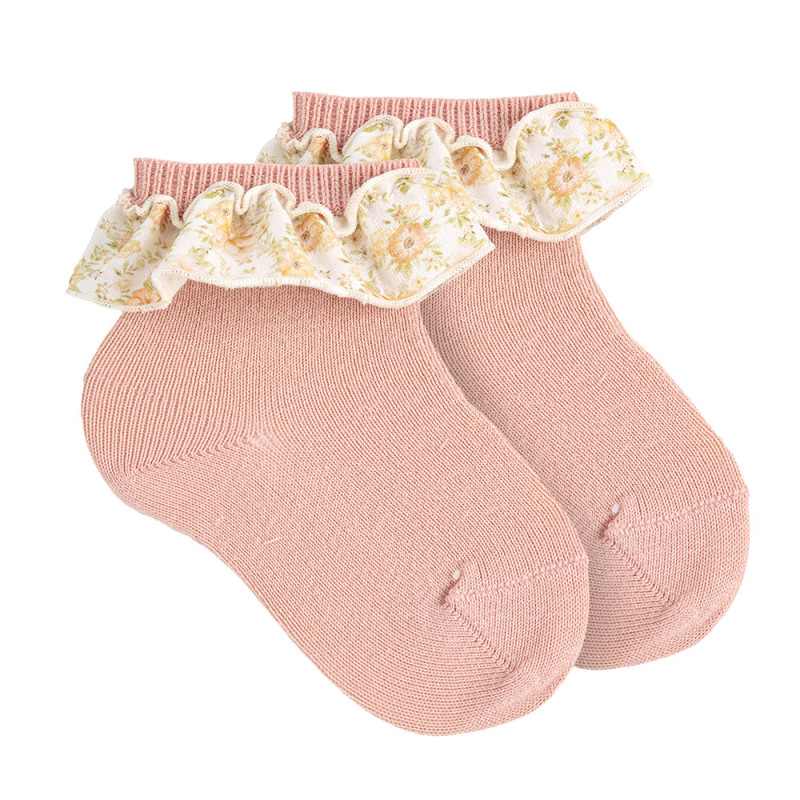 Chaussettes à ruban froncé fleurs Liberty NEW 2