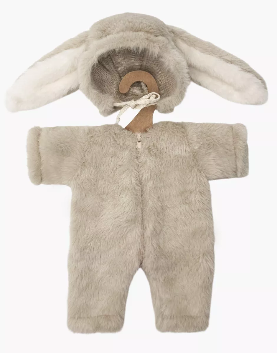Les P’tits Déguiz’ Babies – Ensemble Bunny en fausse fourrure beige