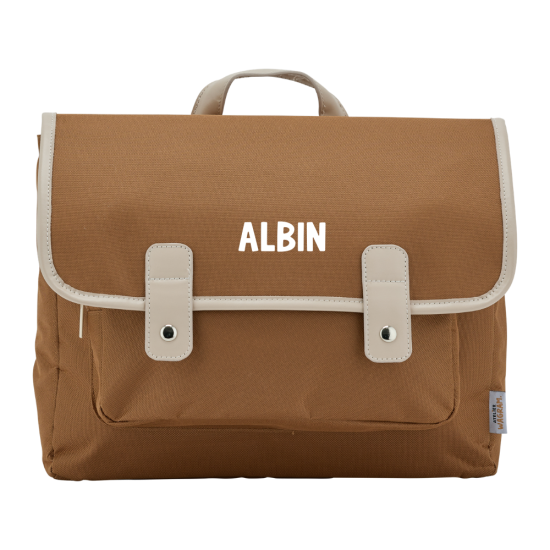 Petit cartable maternelle marron 4