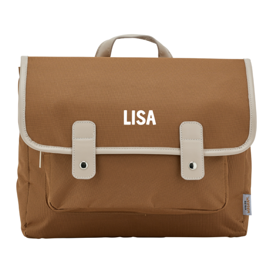 Petit cartable maternelle marron 6