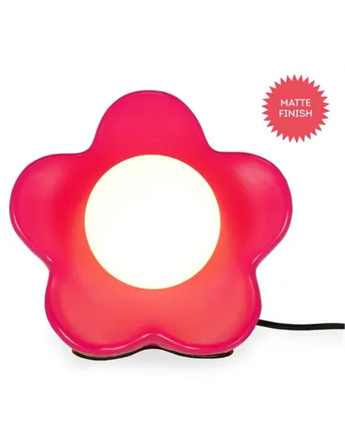 FLOWER POWER - LAMPE LED DE TABLE - MATTE PINK - Legami 3