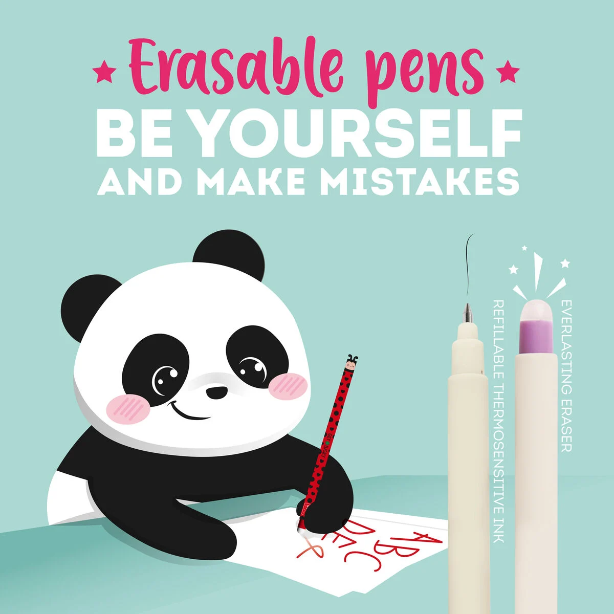 Stylo à encre gel effaçable Cocinelle 4