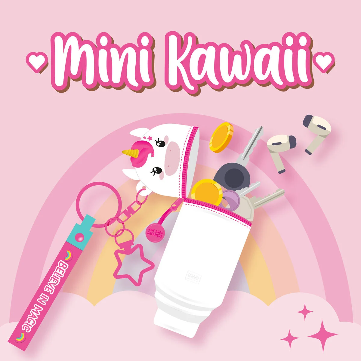 Porte-Monnaie Porte-Clés Unicorn - Mini Kawaii 2