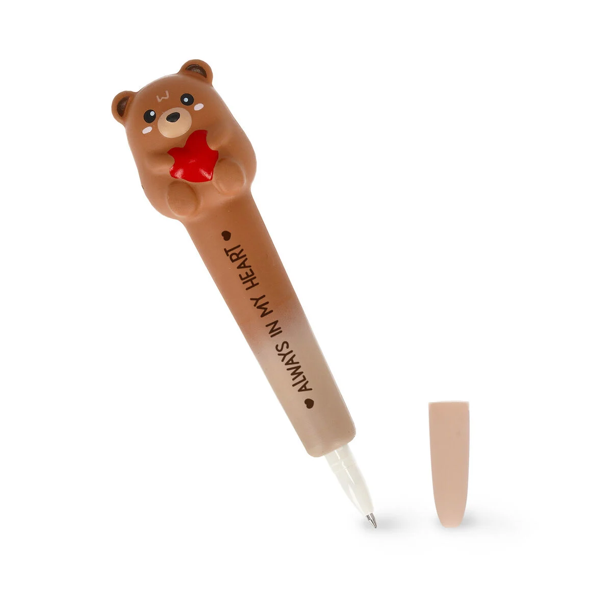 Stylo à Encre Gel Antistress Teddy Bear « Always In My Heart » - Squeezies 2