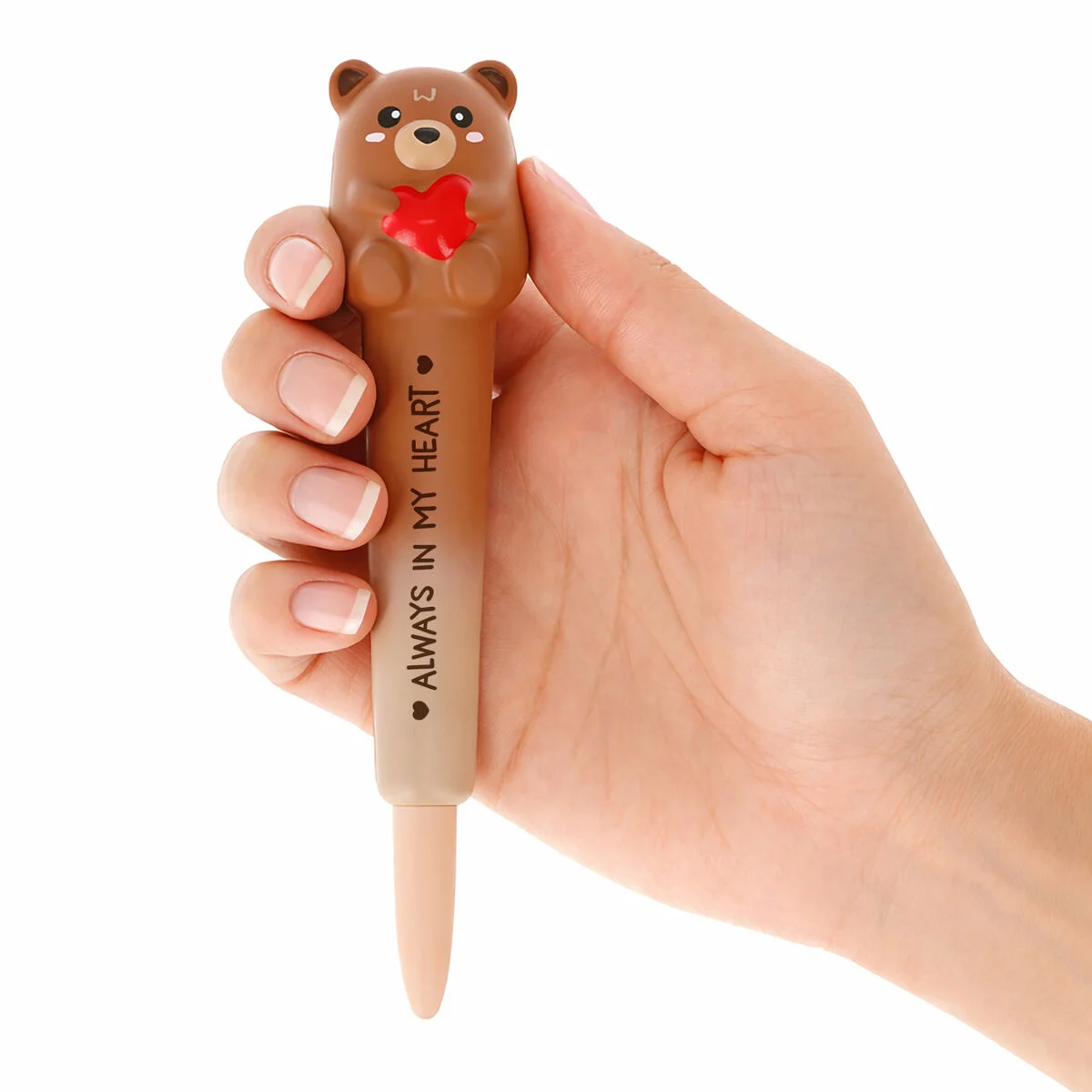 Stylo à Encre Gel Antistress Teddy Bear « Always In My Heart » - Squeezies 3
