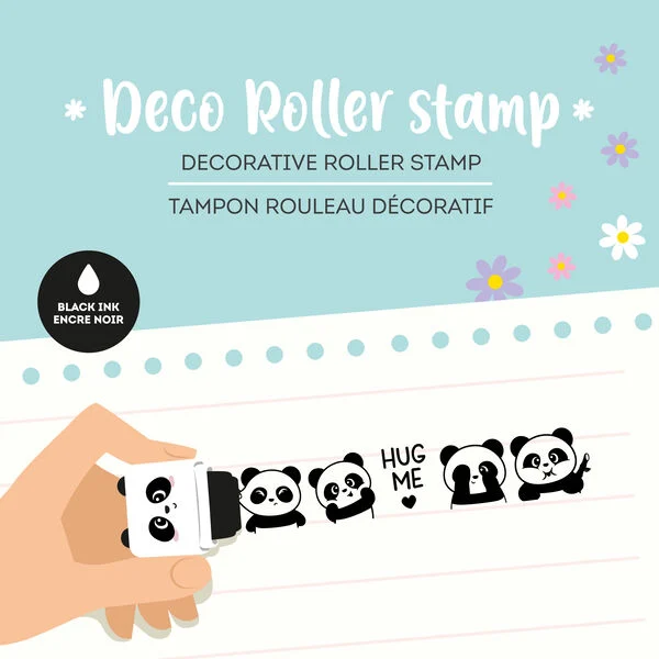 Tampon Rouleau Décoratif - Panda 3