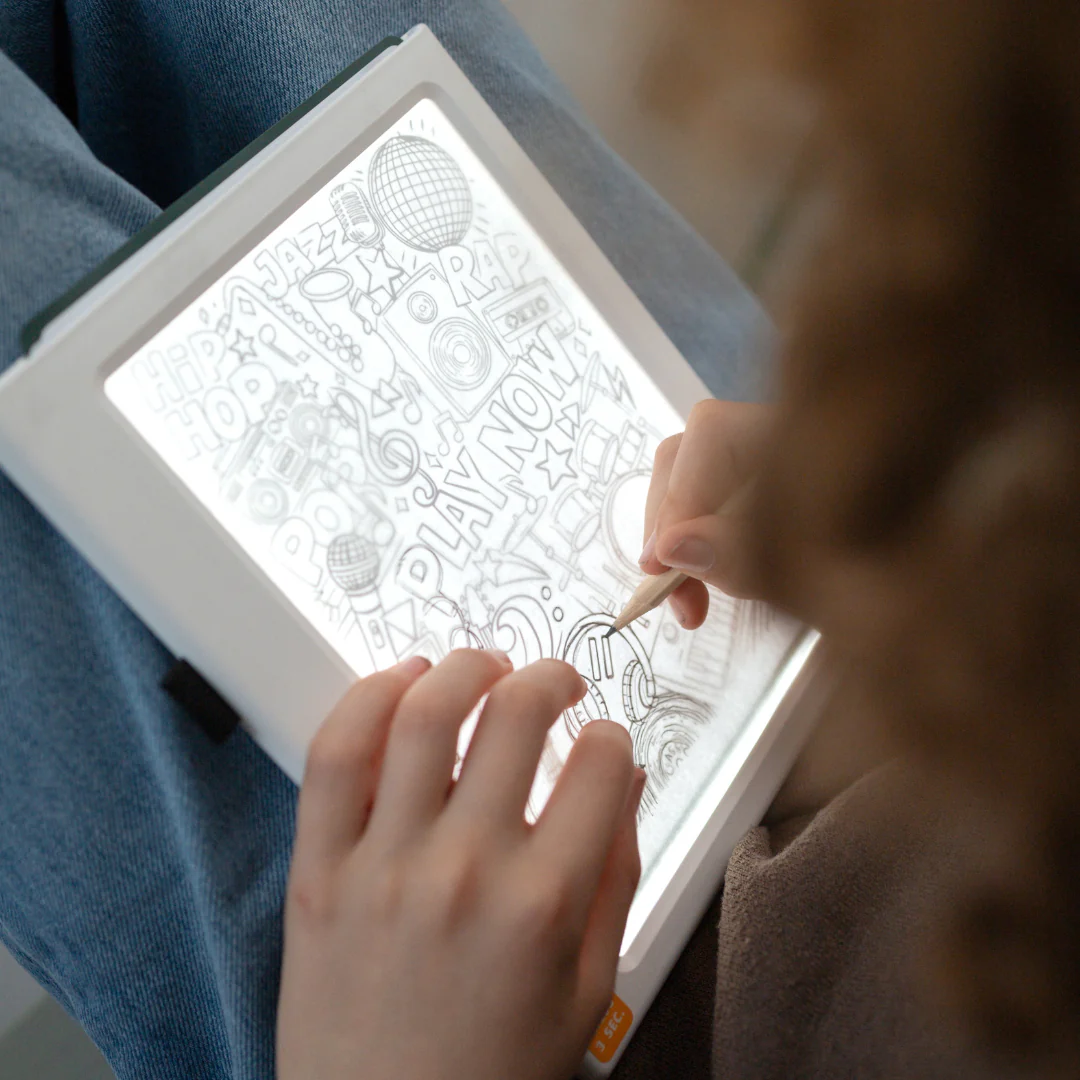 KIDYDRAW-PAD : Tablette à dessin lumineuse Méli-Mélo 3