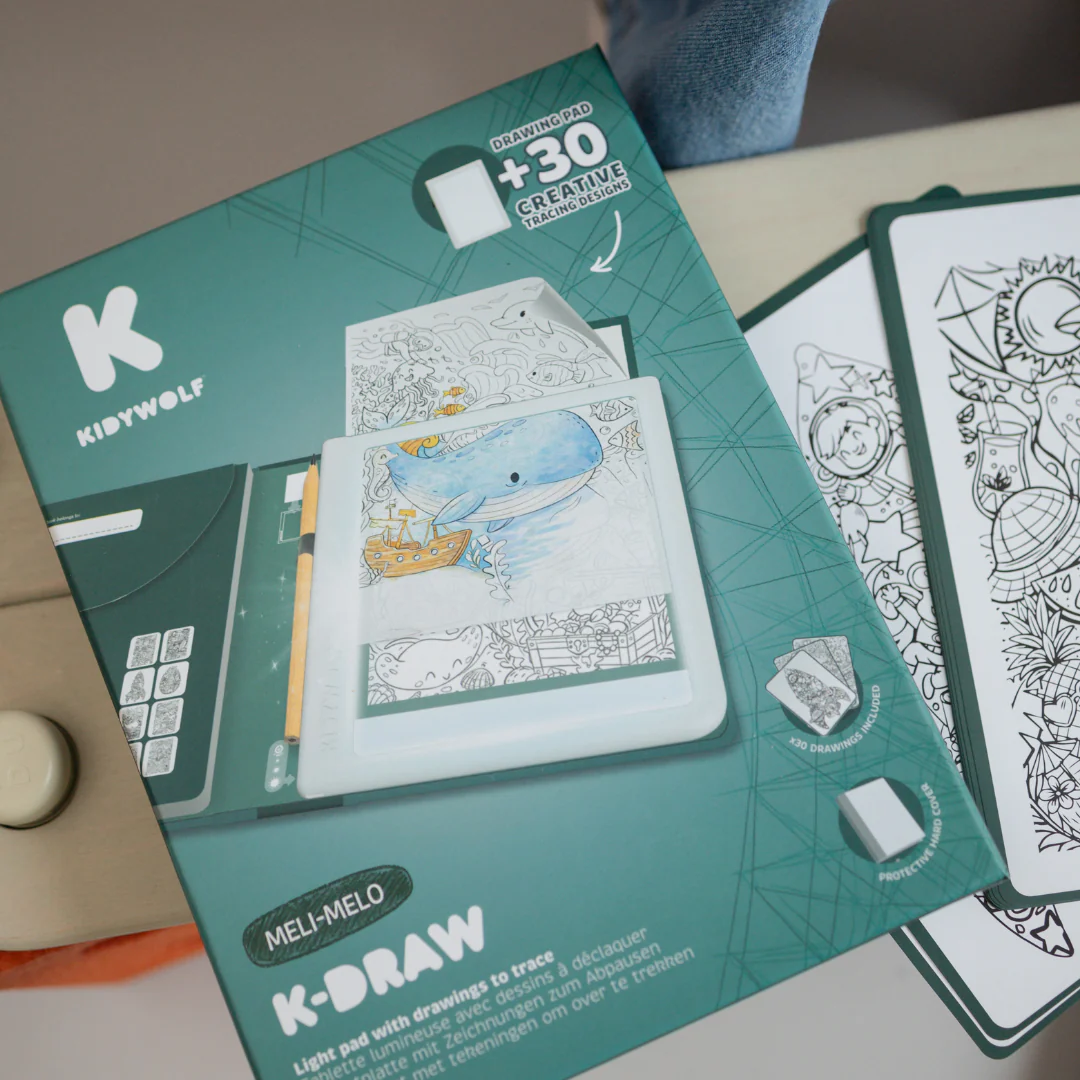 KIDYDRAW-PAD : Tablette à dessin lumineuse Animaux 2
