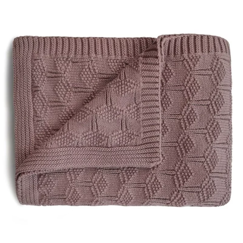 Couverture tricot