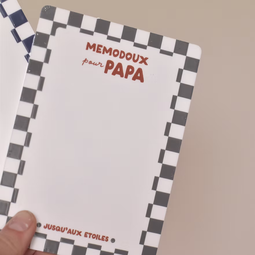 Ardoise magnétique "Mémodoux pour papa" 5