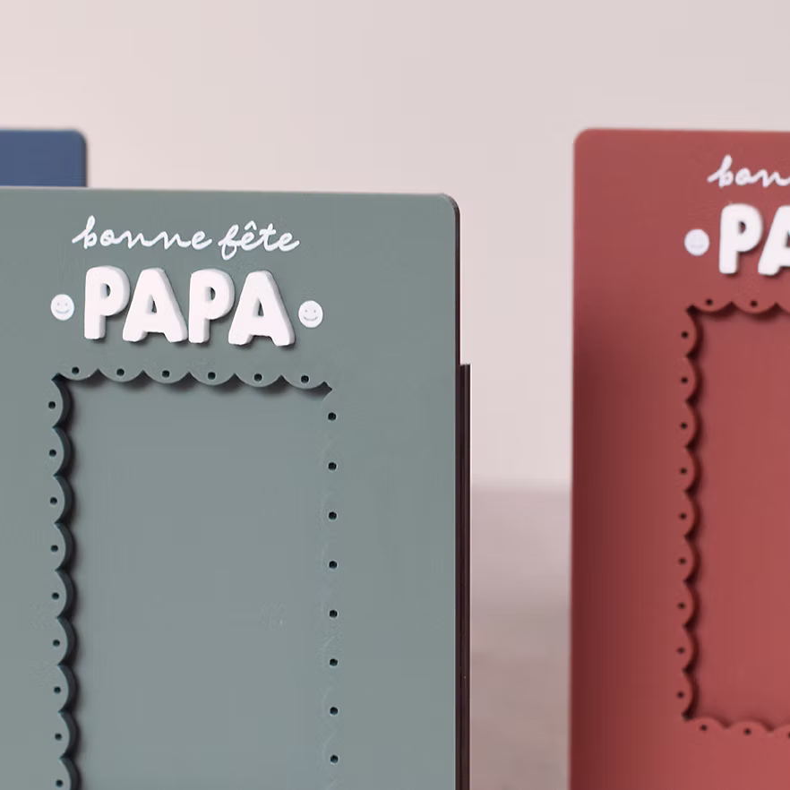 Cadre photo magnétique "Bonne fête papa 2
