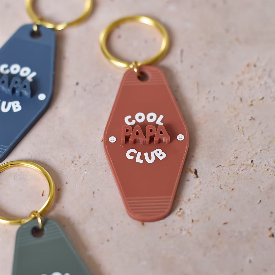 Porte clé "cool papa club" motel 