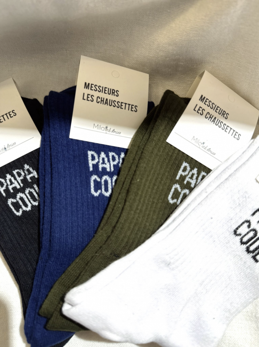 Chaussettes homme haute Papa cool 2