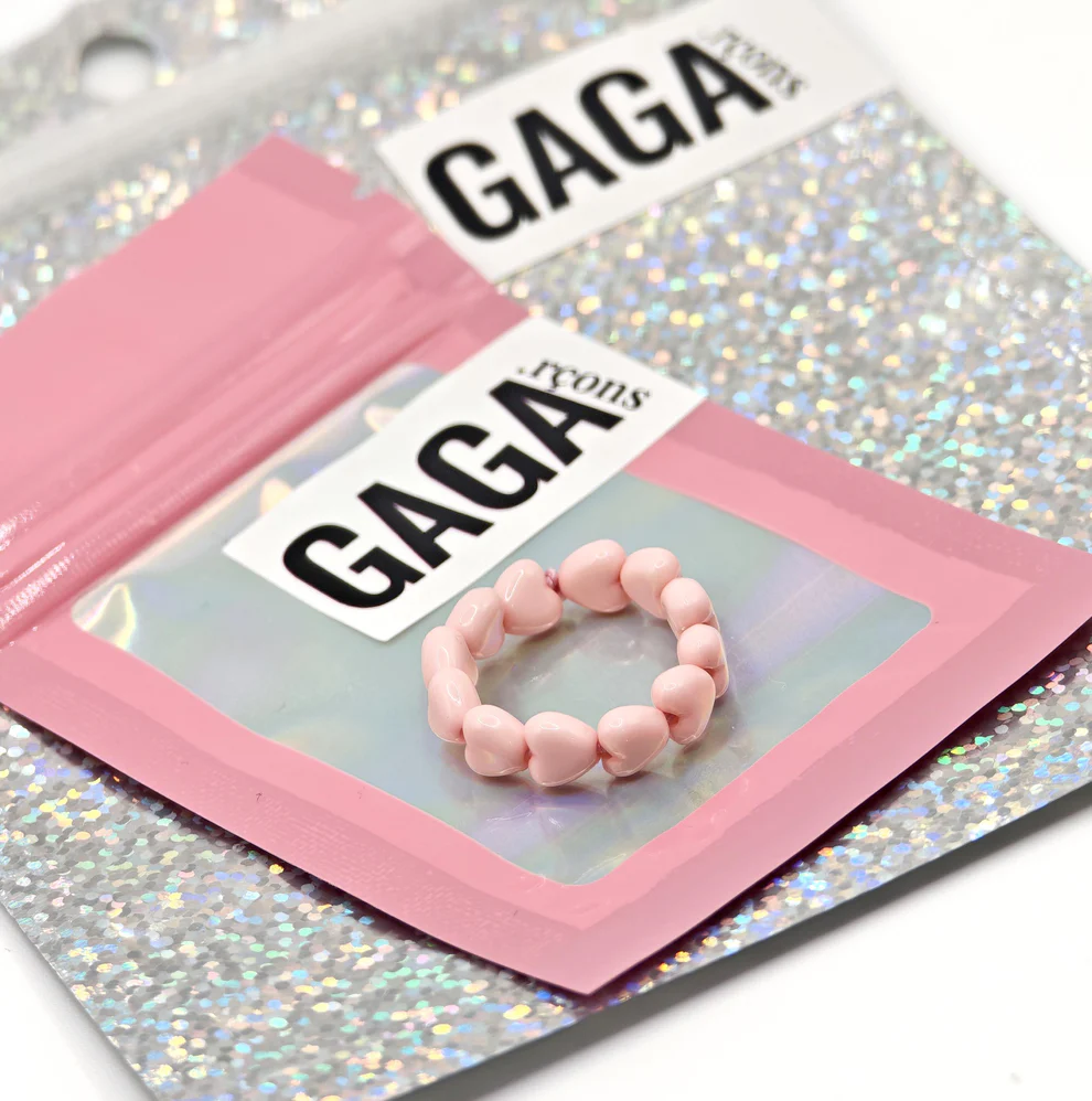 Bague GAGA - Rose pastel 💗 2
