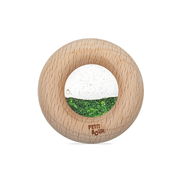 Hochet sensoriel Donut Vert 2