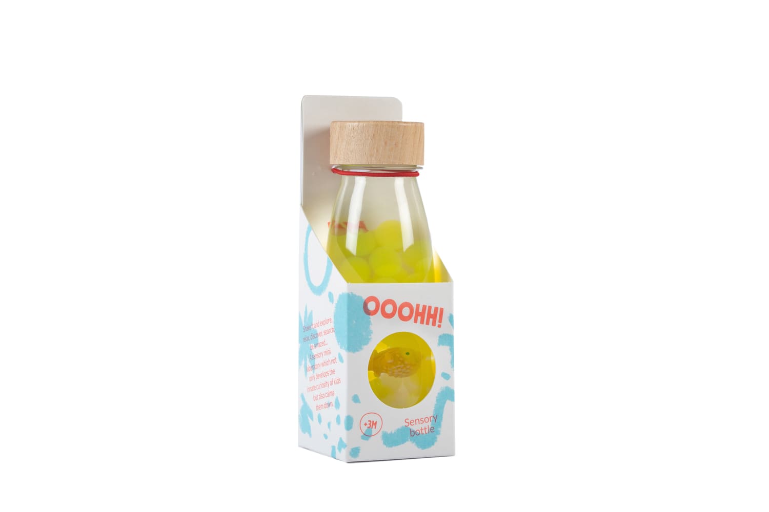Bouteille sensorielle poisson jaune