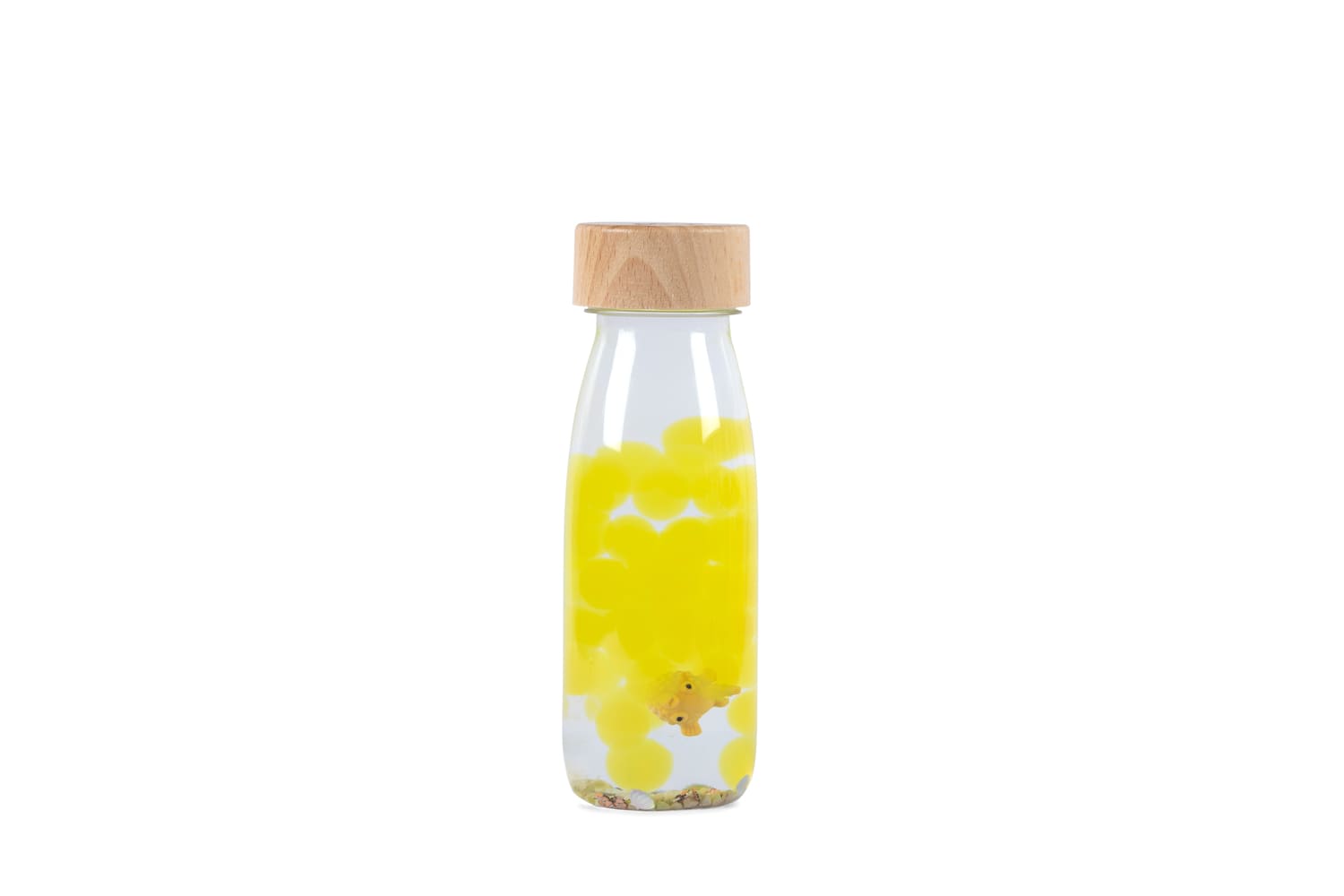 Bouteille sensorielle poisson jaune 4