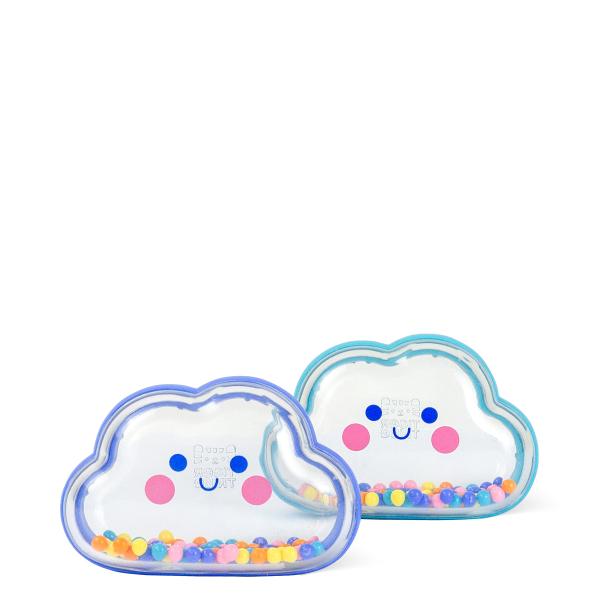 Hochet de bain nuages x2 3