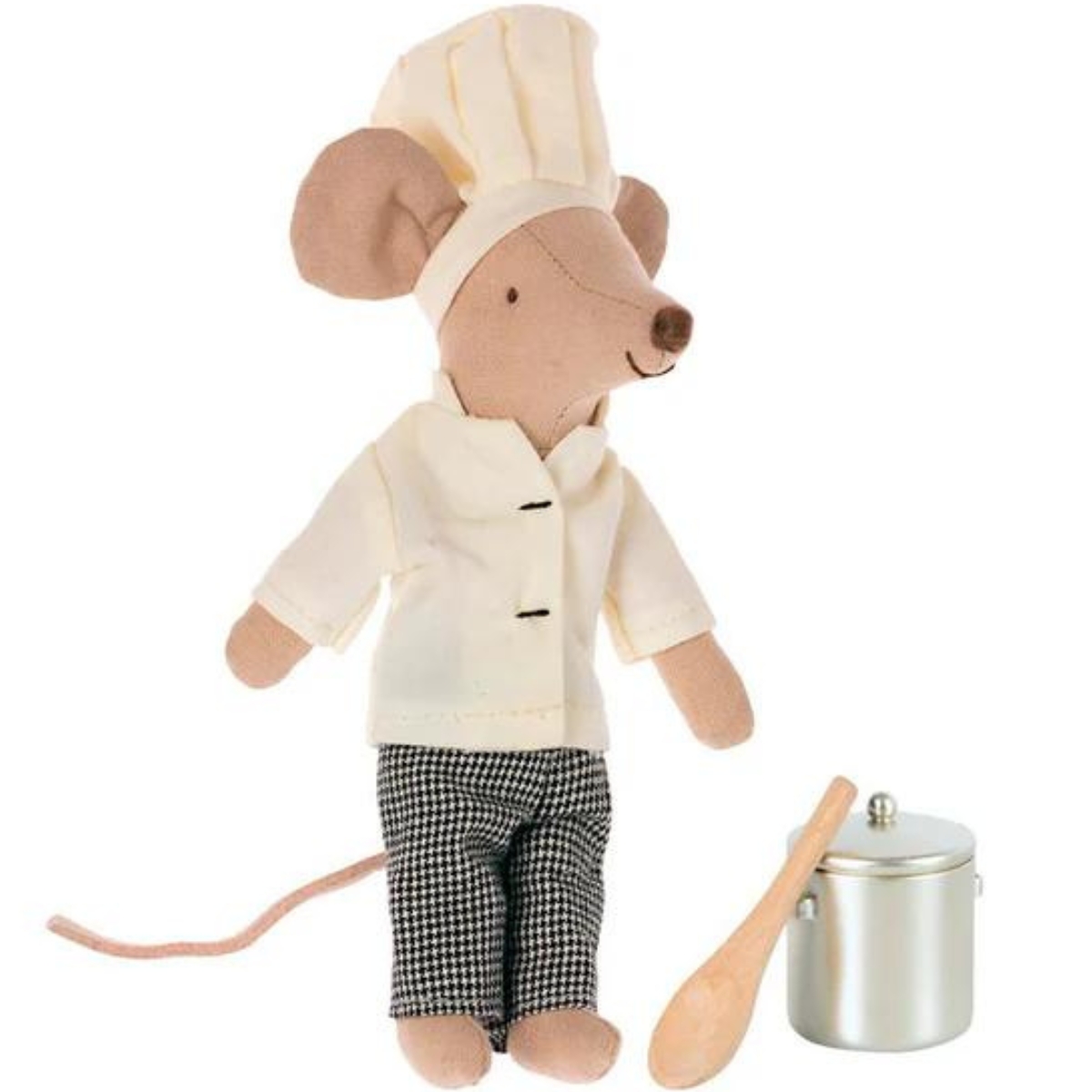 Souris Maileg Chef cuisinier avec Pot – 13 cm
