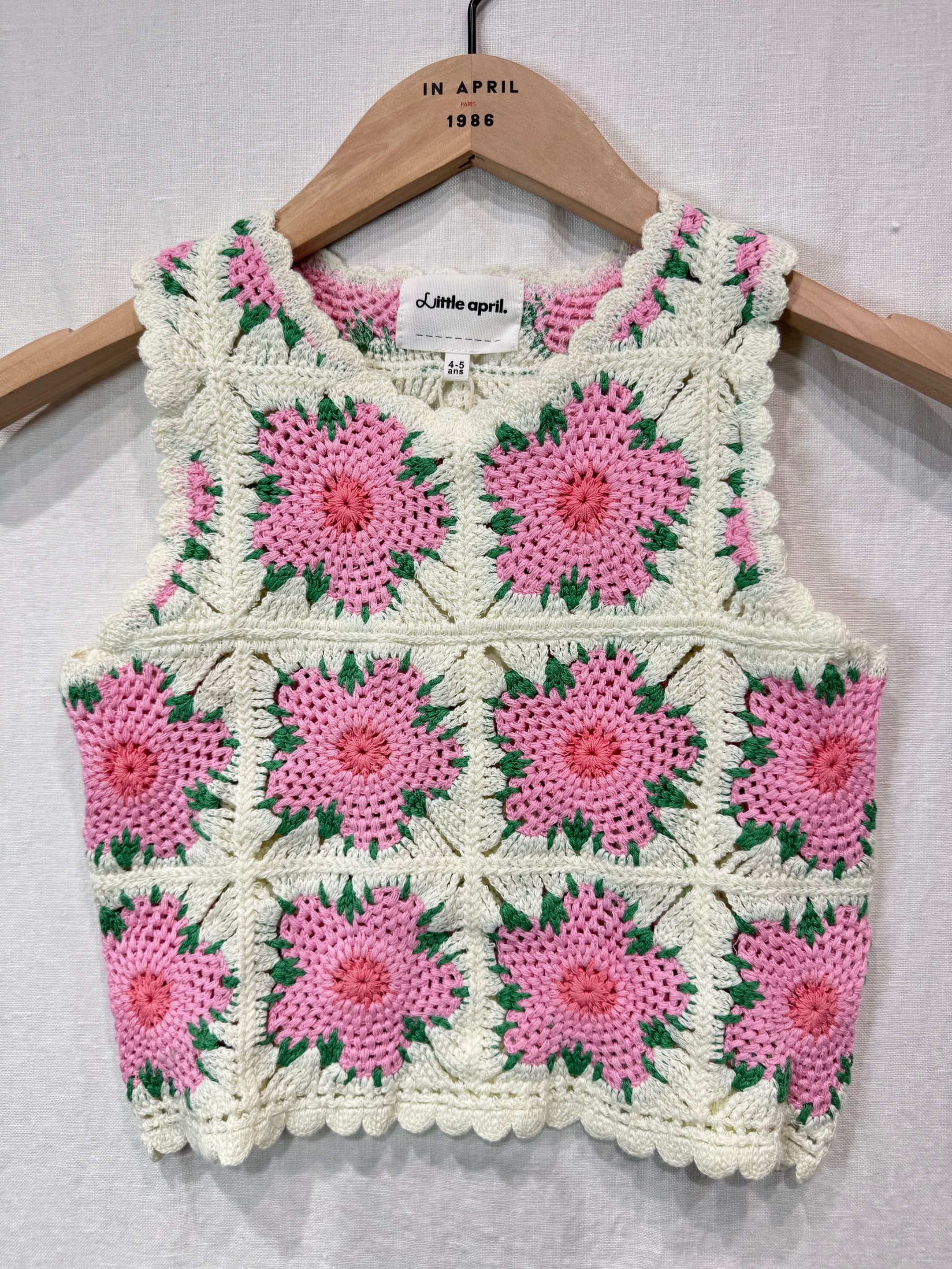Haut en crochet  — 4/5 ans 
