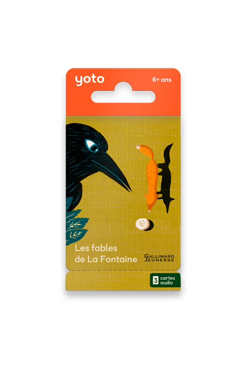 Carte histoire audio YOTO, Les Fables de la Fontaine