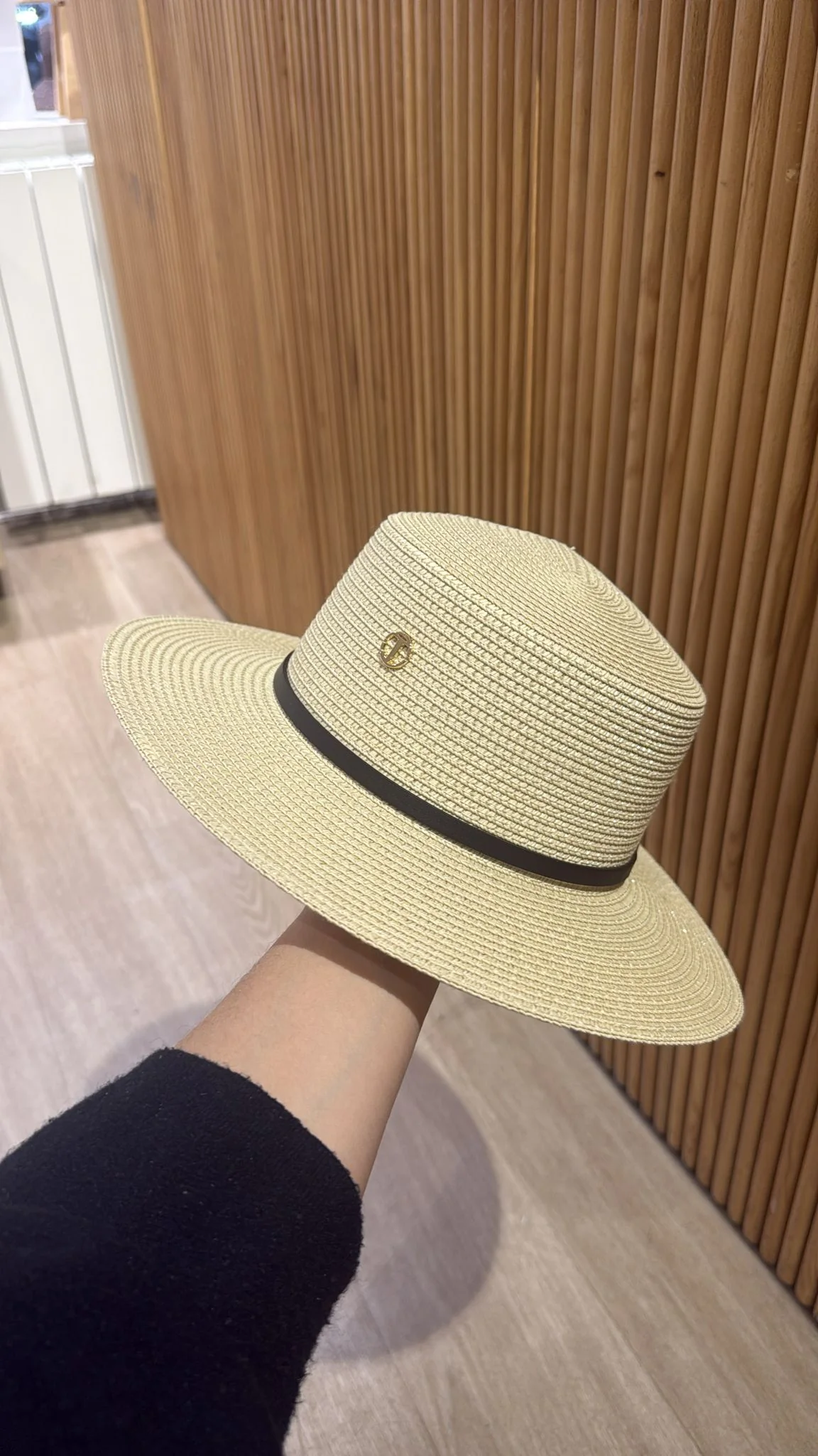 Canotier beige 