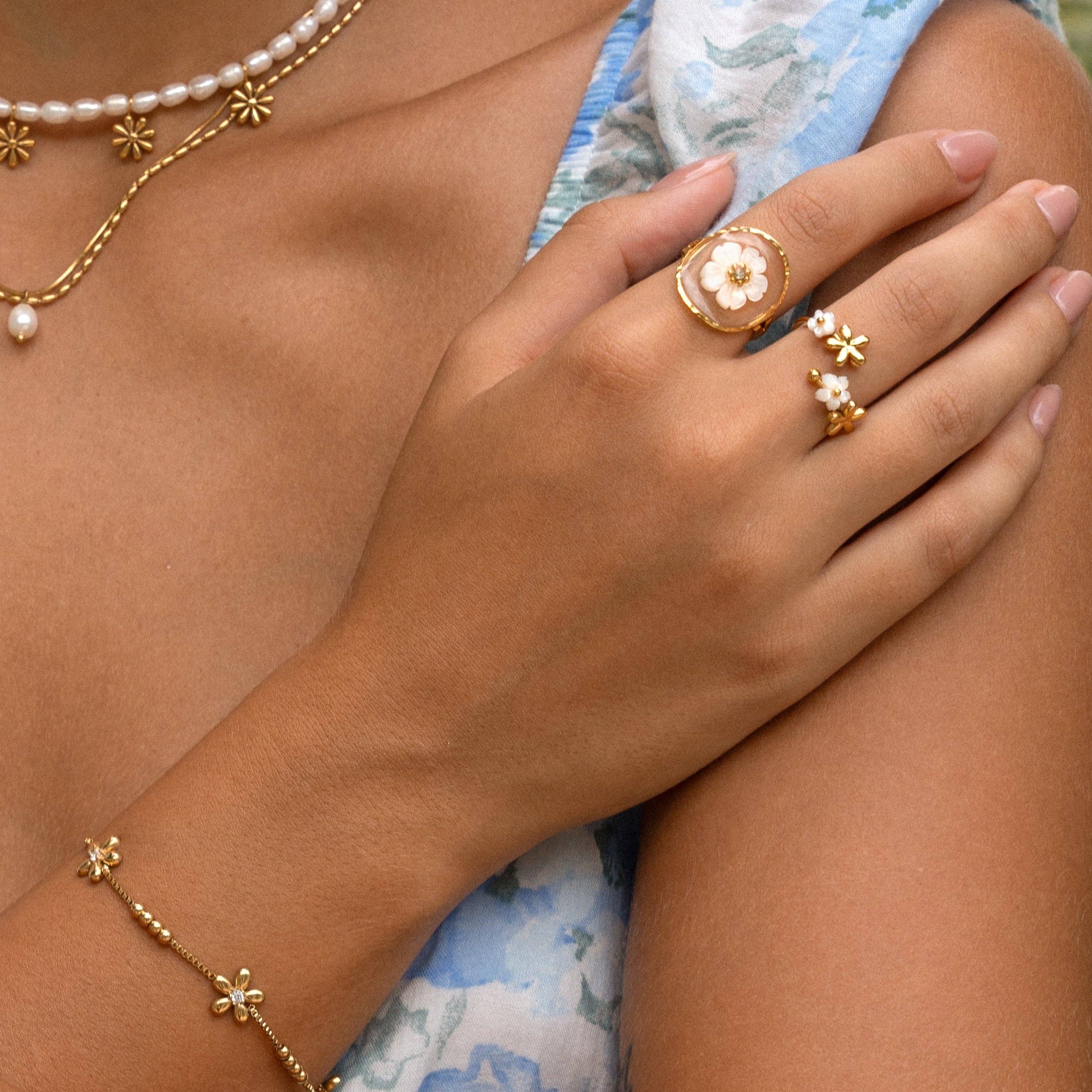 Bague fleur en éclosion 2