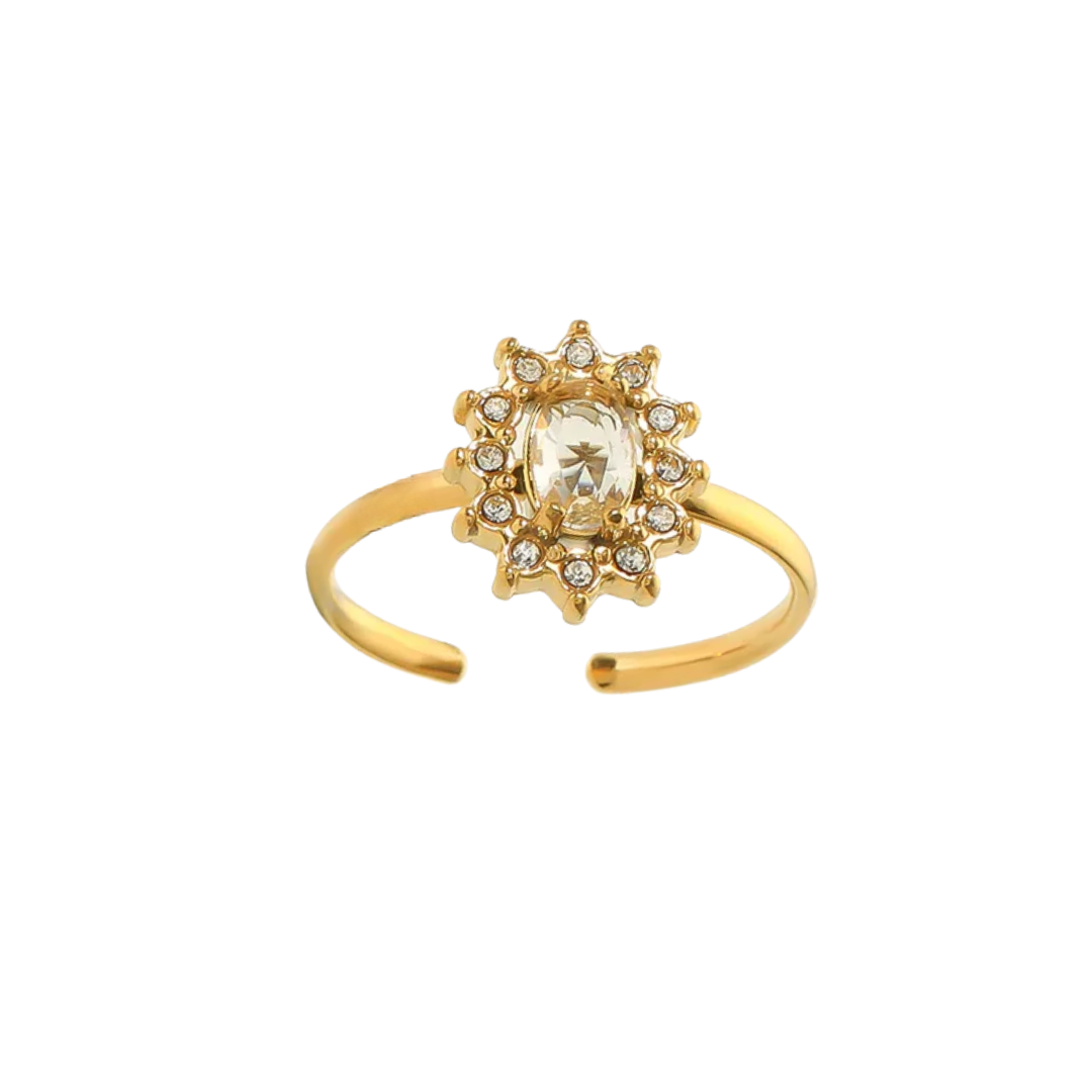 Bague Emilia beige