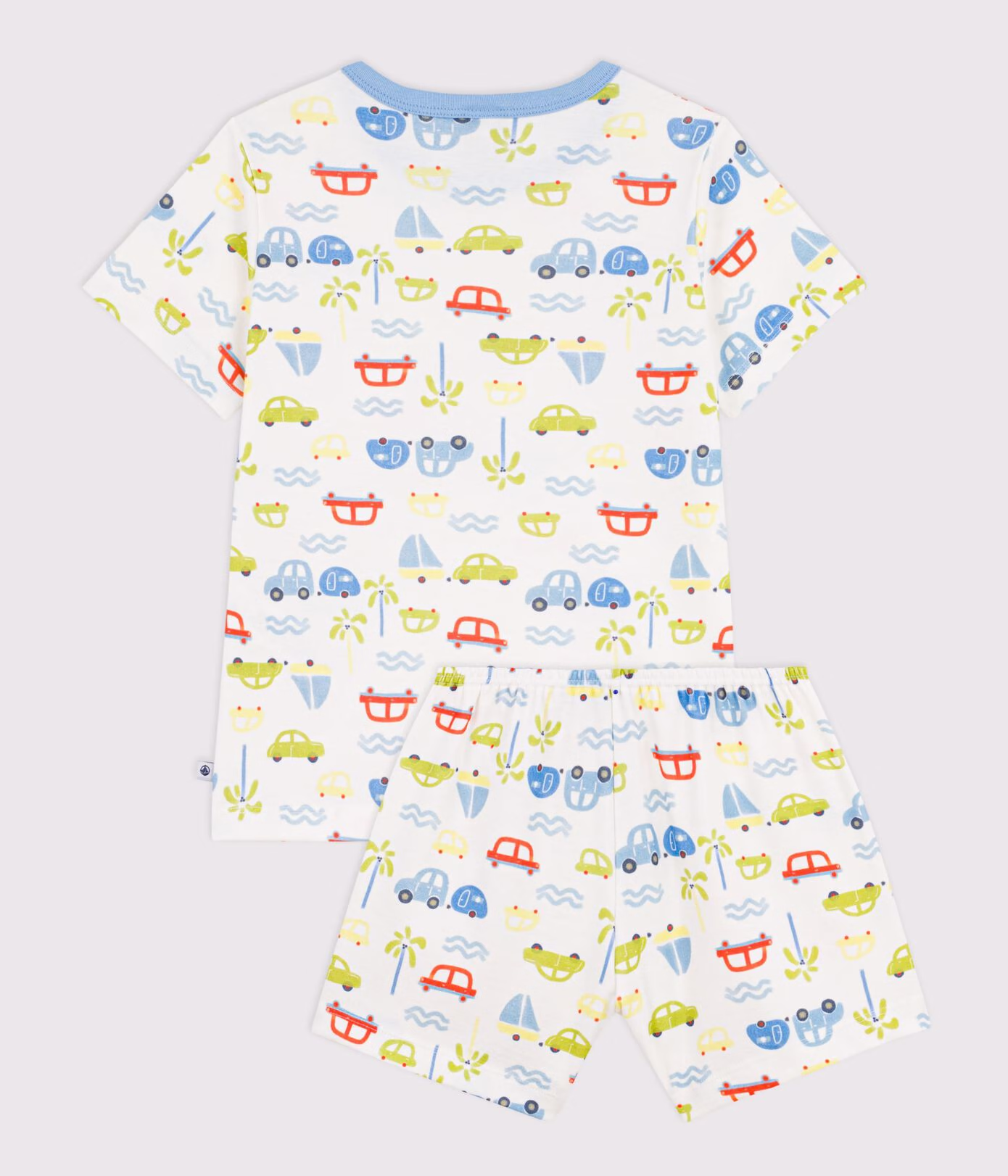 Pyjama short enfant en coton imprimé voitures 2