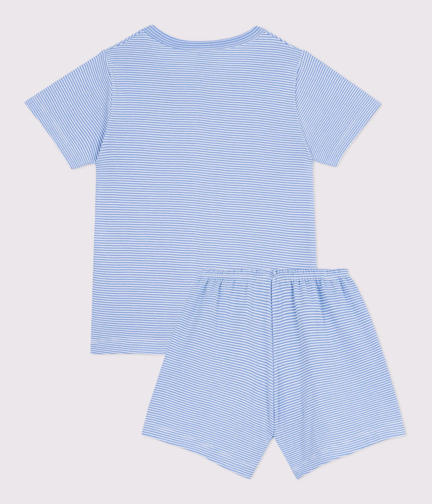 Pyjama short enfant en coton à rayures 3