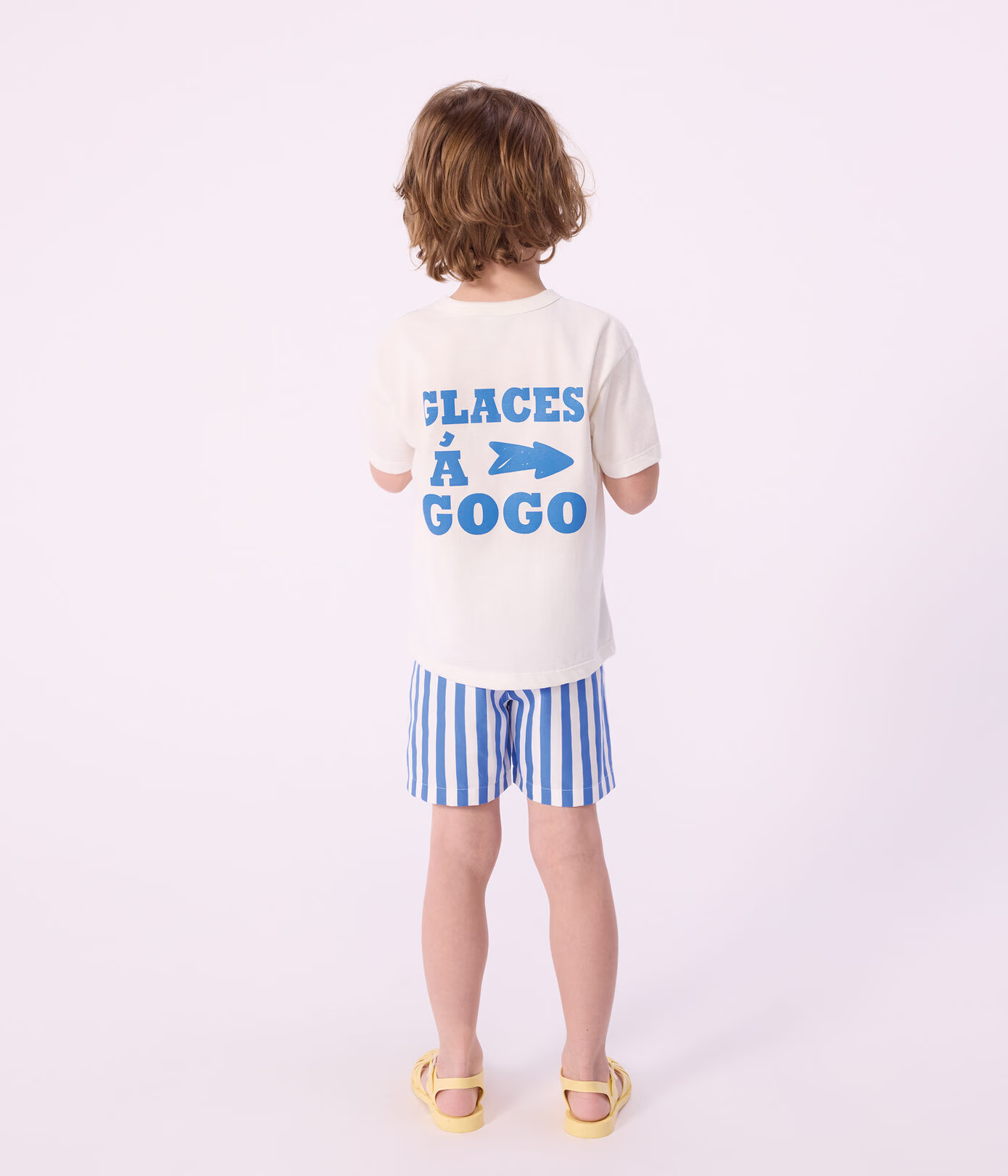 Short de bain enfant à rayures 5