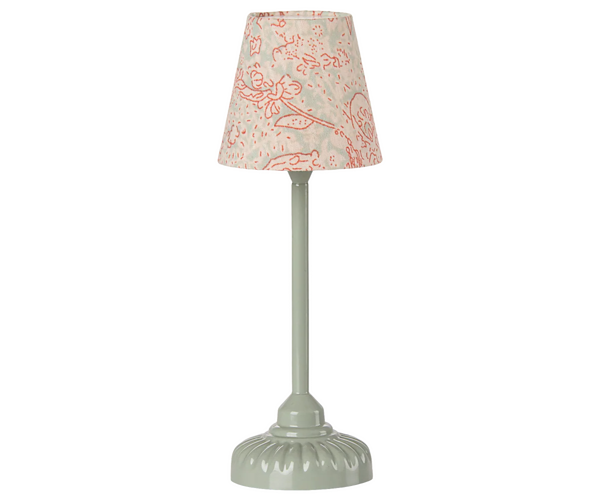Maileg : Lampadaire vintage, Souris - Menthe