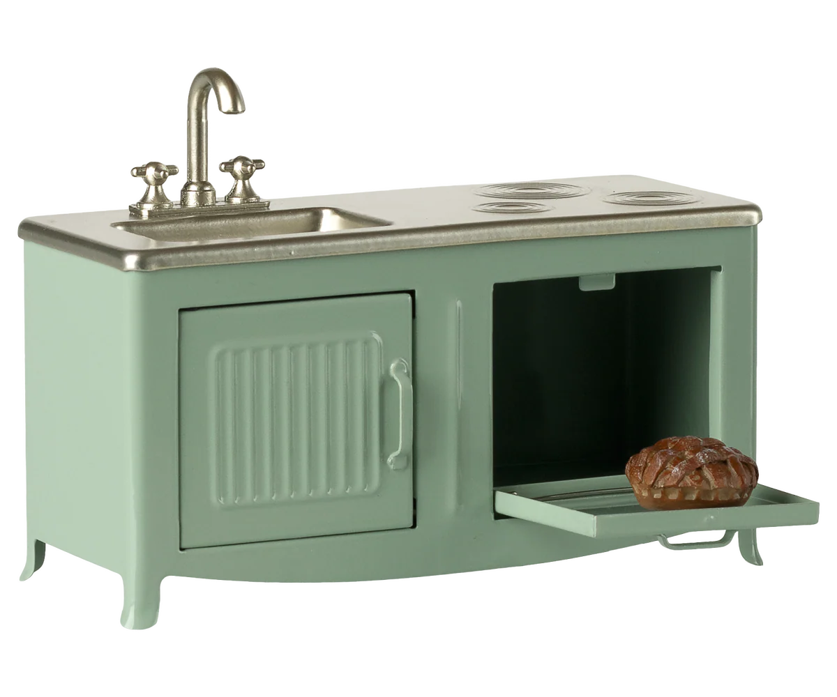 Maileg : Meuble de cuisine, Souris - Menthe 2