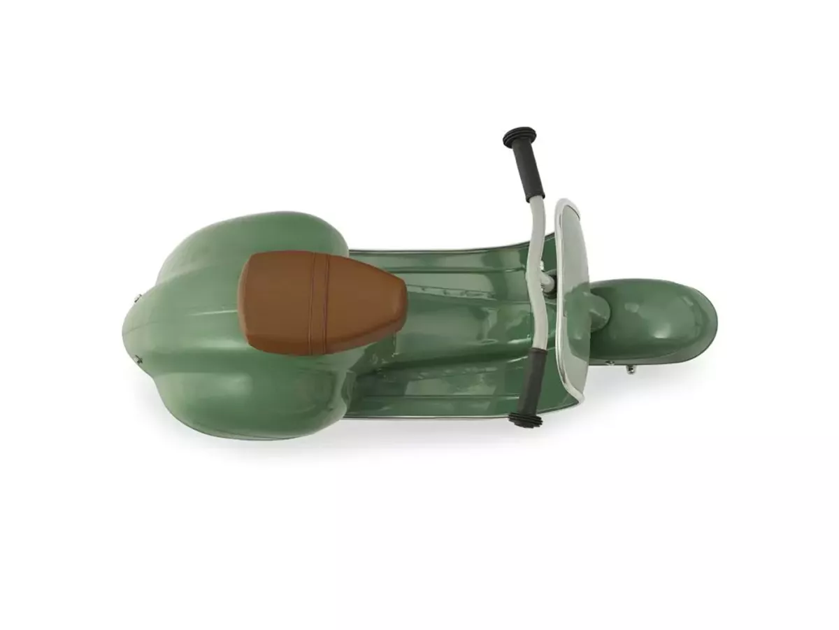 Scooter-Draisienne Vespa vert 5
