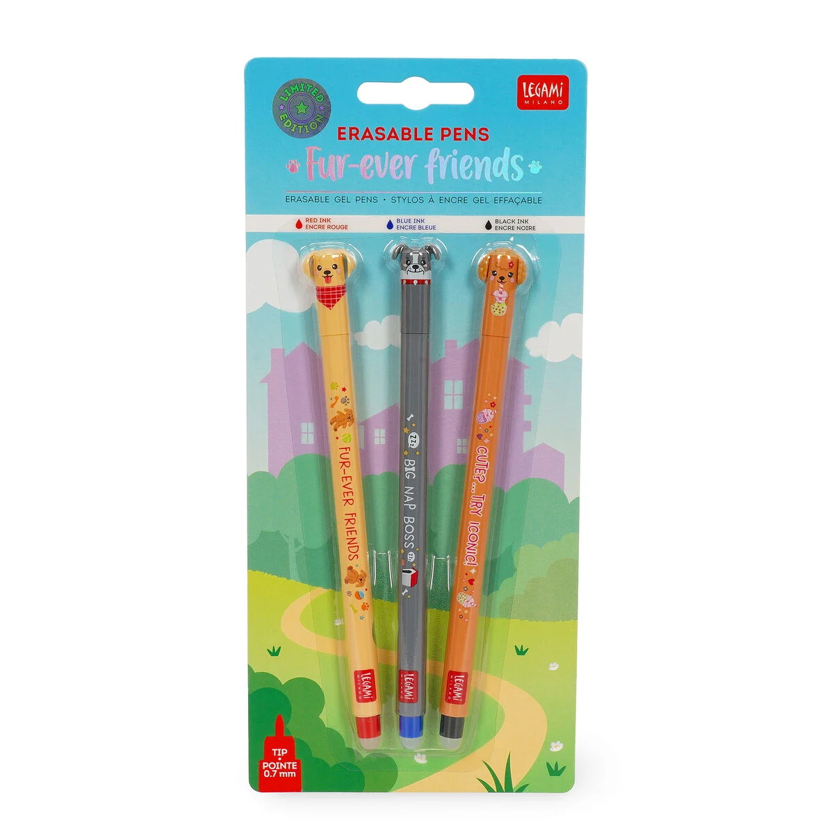 Set de 3 Stylos Effaçables - Erasable Pen - Fur-ever Friends