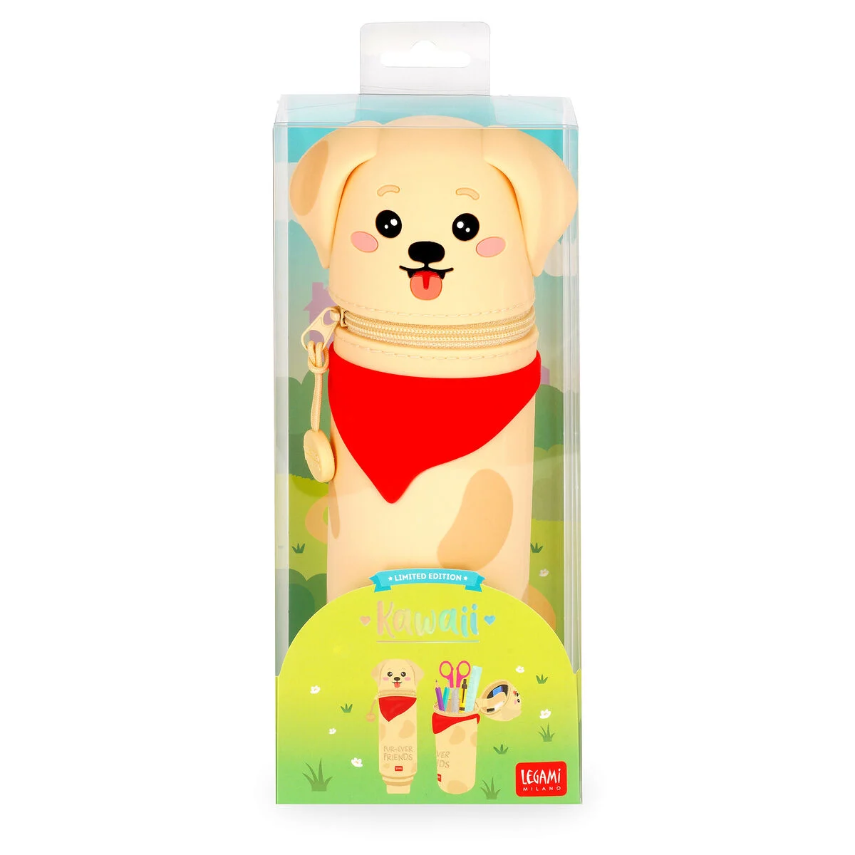 Trousse en Silicone Souple 2-en-1 - Kawaii Golden 2